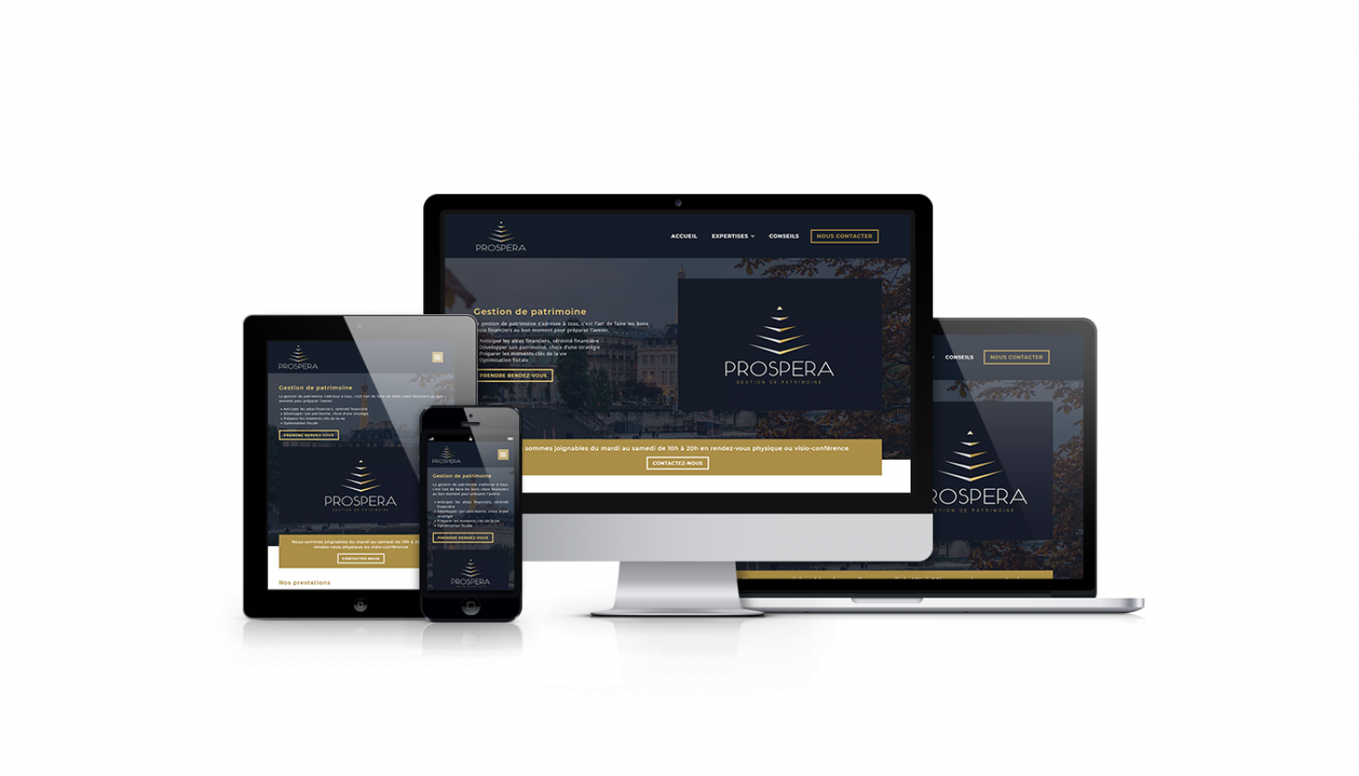 Site internet sur des produits frais